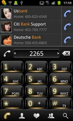 RocketDial Theme Vita Minka Dark android App screenshot 1